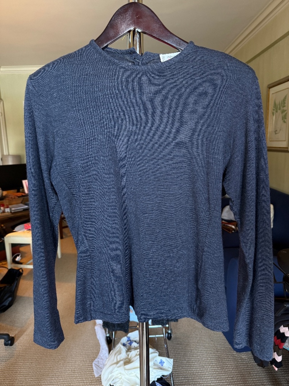 Vintage Yves Saint Laurent Rive Gauche Wool Knit Top – Size 40